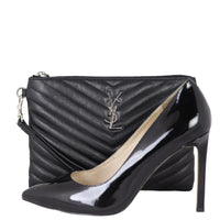 Saint Laurent Cassandre Monogram Matelasse Pouch