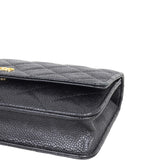 Chanel Classic Wallet on Chain |Caviar