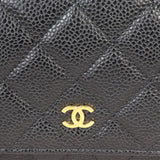 Chanel Classic Wallet on Chain |Caviar