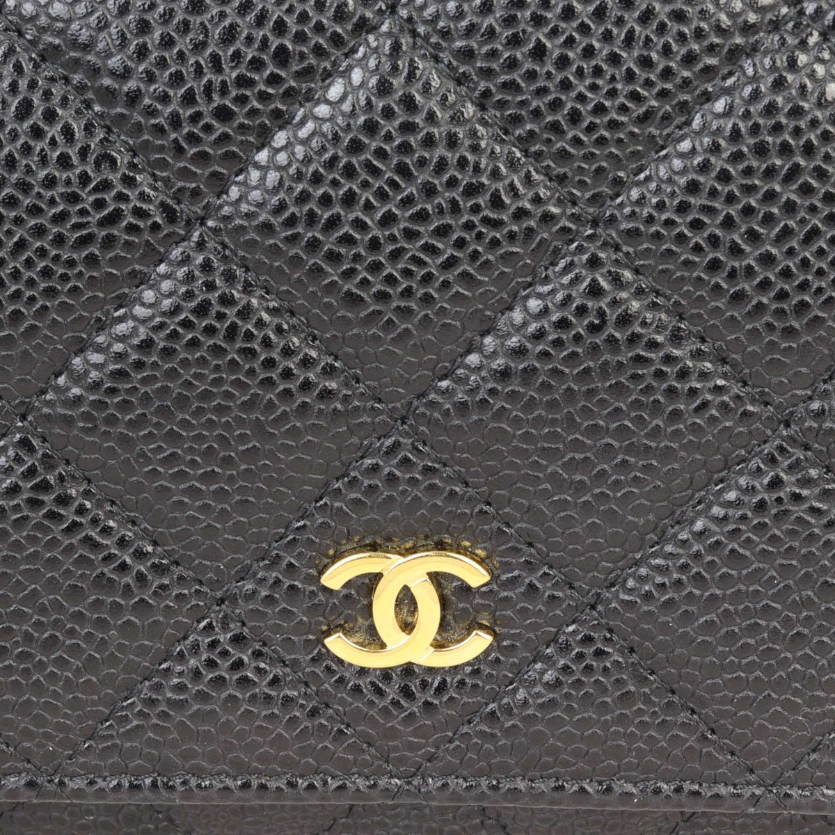 Chanel Classic Wallet on Chain |Caviar