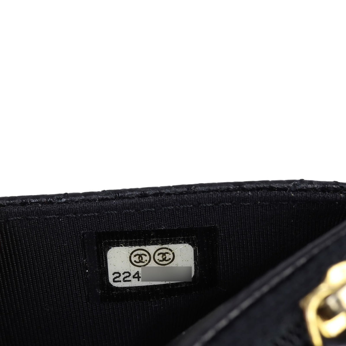 Chanel Classic Wallet on Chain |Caviar