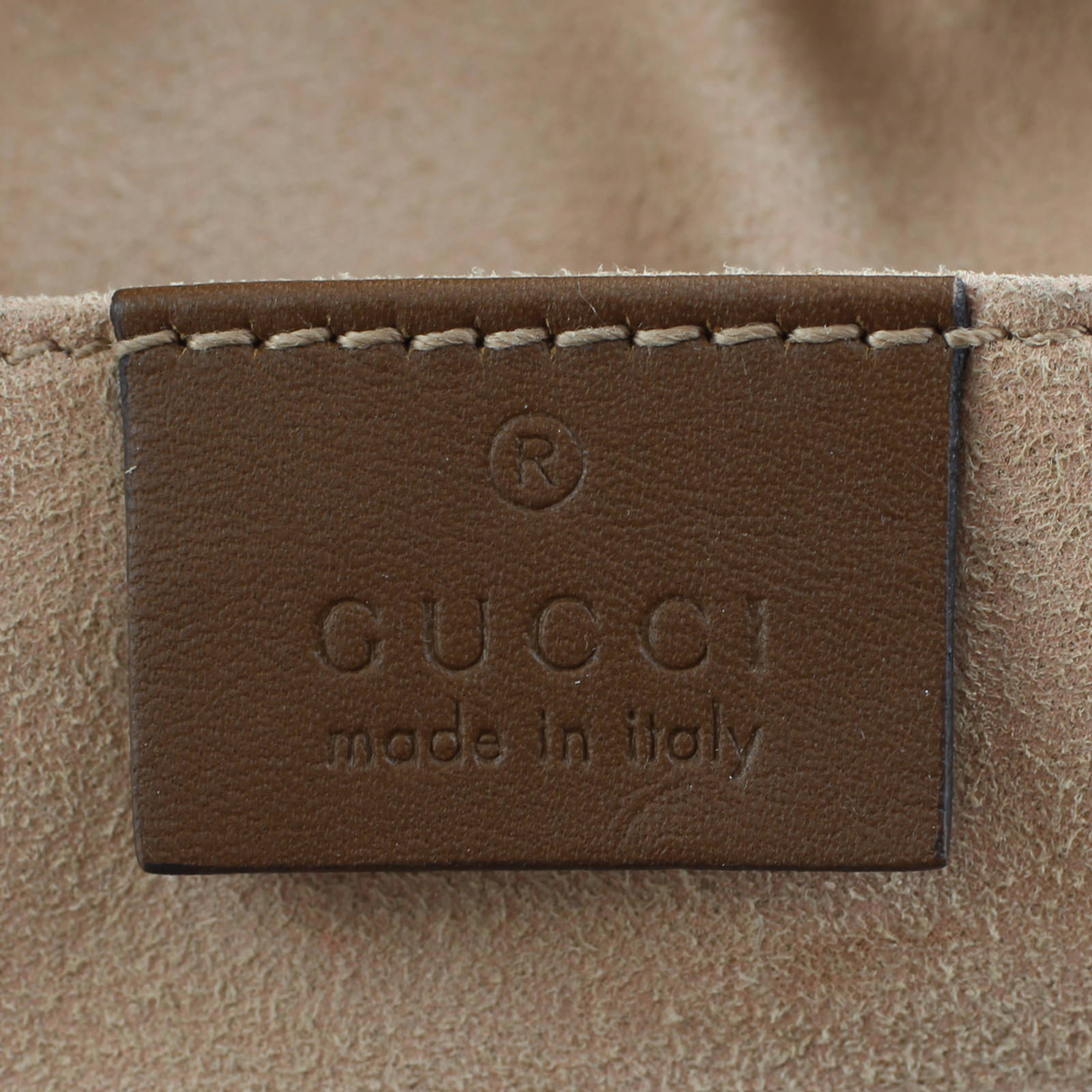 Gucci Embroidered Souvenir Supreme Bag Stamp