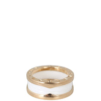 Bvlgari B.Zero1 18k Rose Gold Two Band Ring