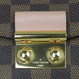 Louis Vuitton Croisette Chain Wallet Damier Ebene Hardware
