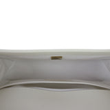 Chanel Boy Old Medium | White Caviar