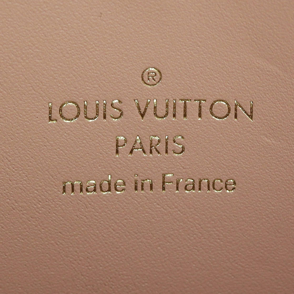 Louis Vuitton Croisette Chain Wallet Damier Ebene Interior Stamp