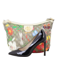 Gucci GG Supreme Flora Ophidia Hobo