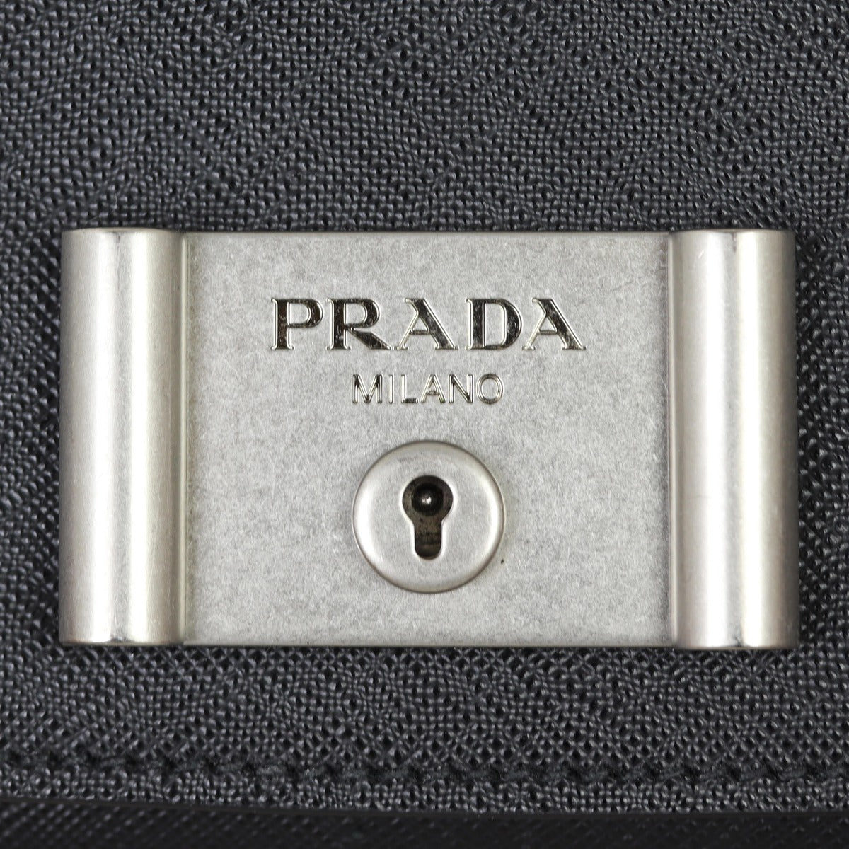 Prada Saffiano Lux Chain Lock Flap Bag Hardware