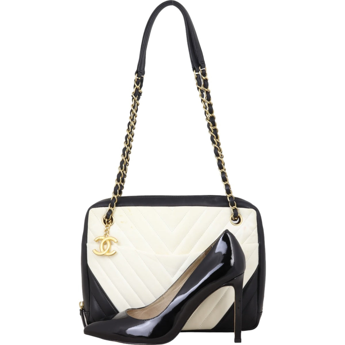 Chanel Chevron Camera Bag