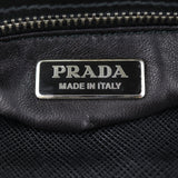 Prada Saffiano Tessuto Chain Shoulder Bag Made In Stamp