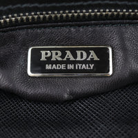 Prada Saffiano Tessuto Chain Shoulder Bag Made In Stamp