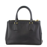Prada Saffiano Lux Galleria Double Zip Tote Small back