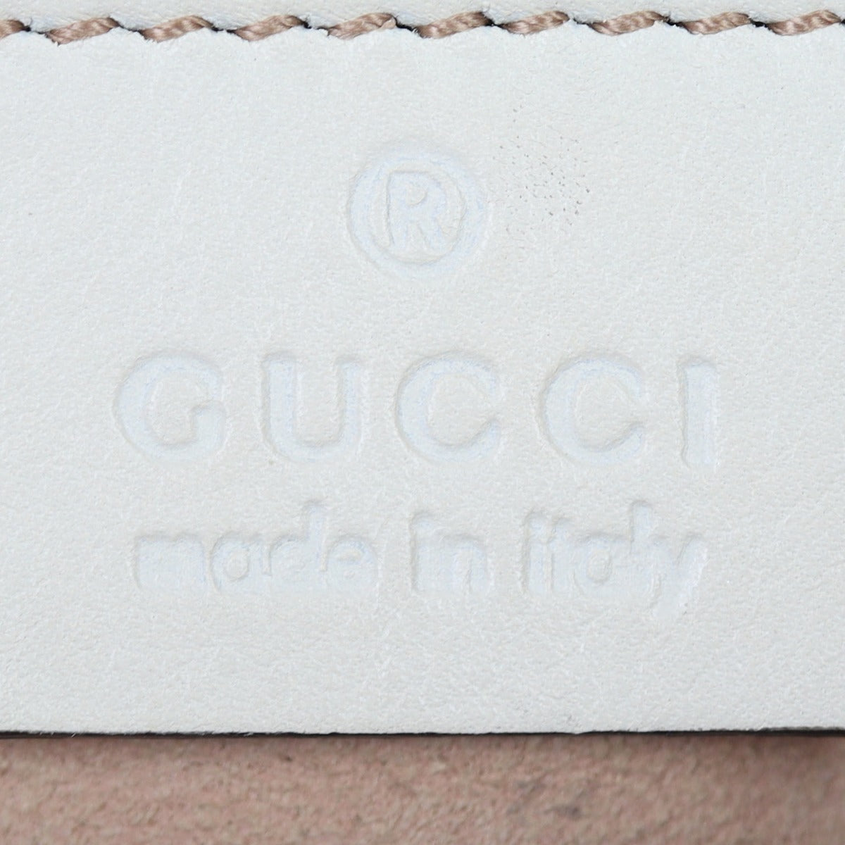 Gucci GG Marmont Small Camera Bag Interior Stamp