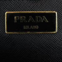 Prada Saffiano Lux Galleria Double Zip Tote Medium Interior Stamp