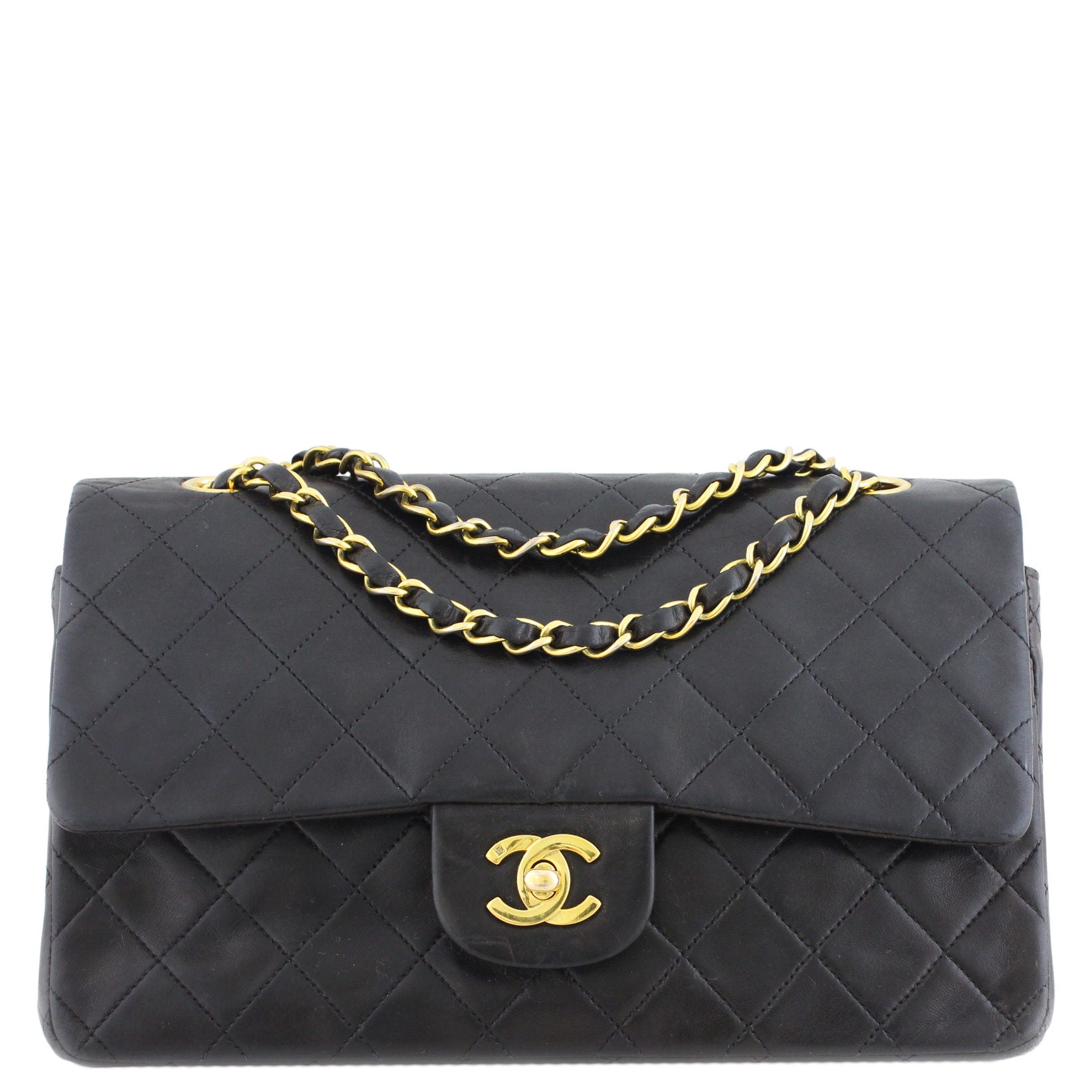 Chanel Classic Double Flap Medium Vintage Front