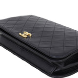 Chanel CC Full Flap Bag Small | Black