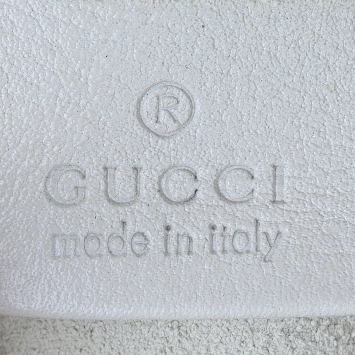 Gucci Leather Logo Tote Interior Stamp