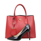 Prada Saffiano Cuir Double Bag Medium