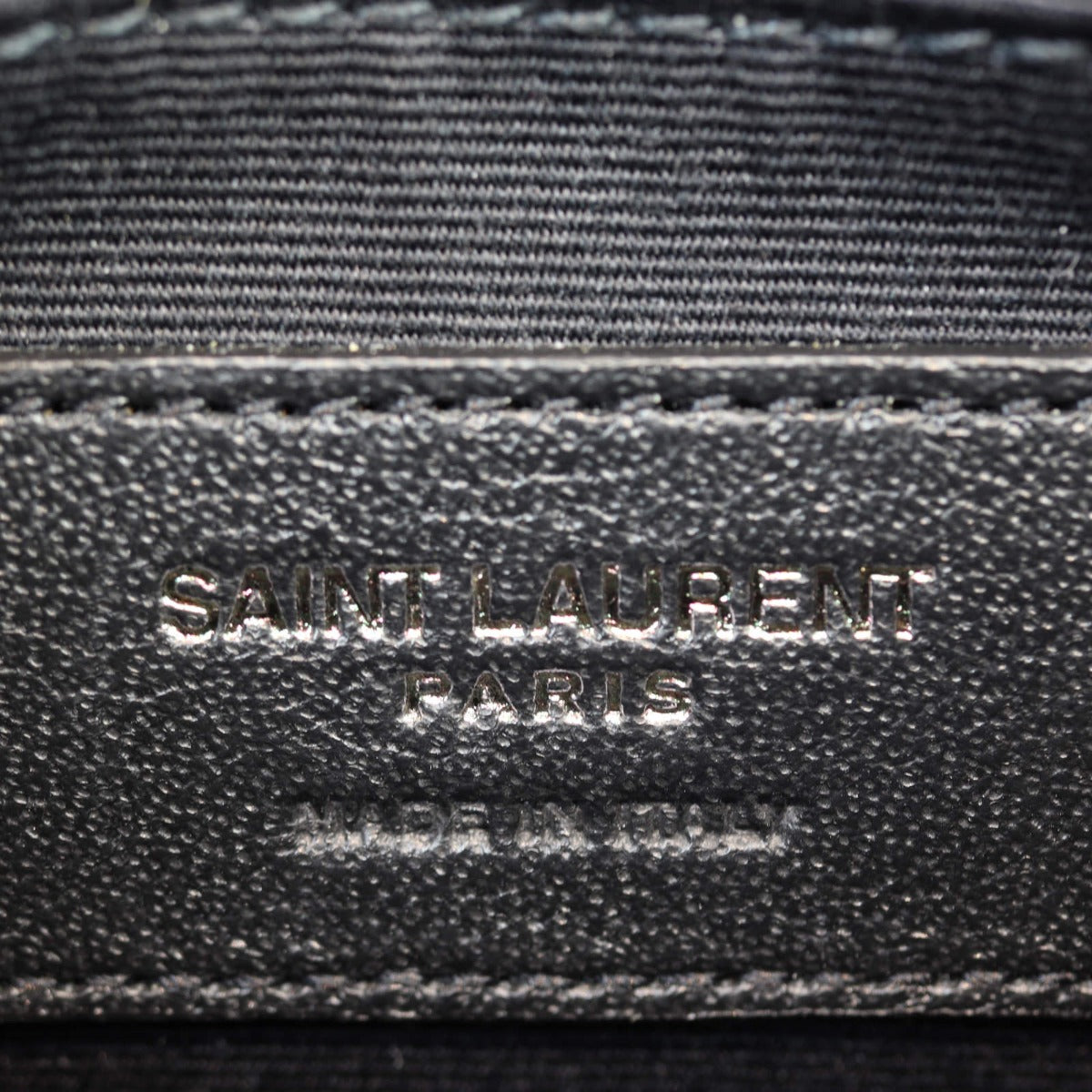 Saint Laurent Niki Wallet on Chain Interior Stamp