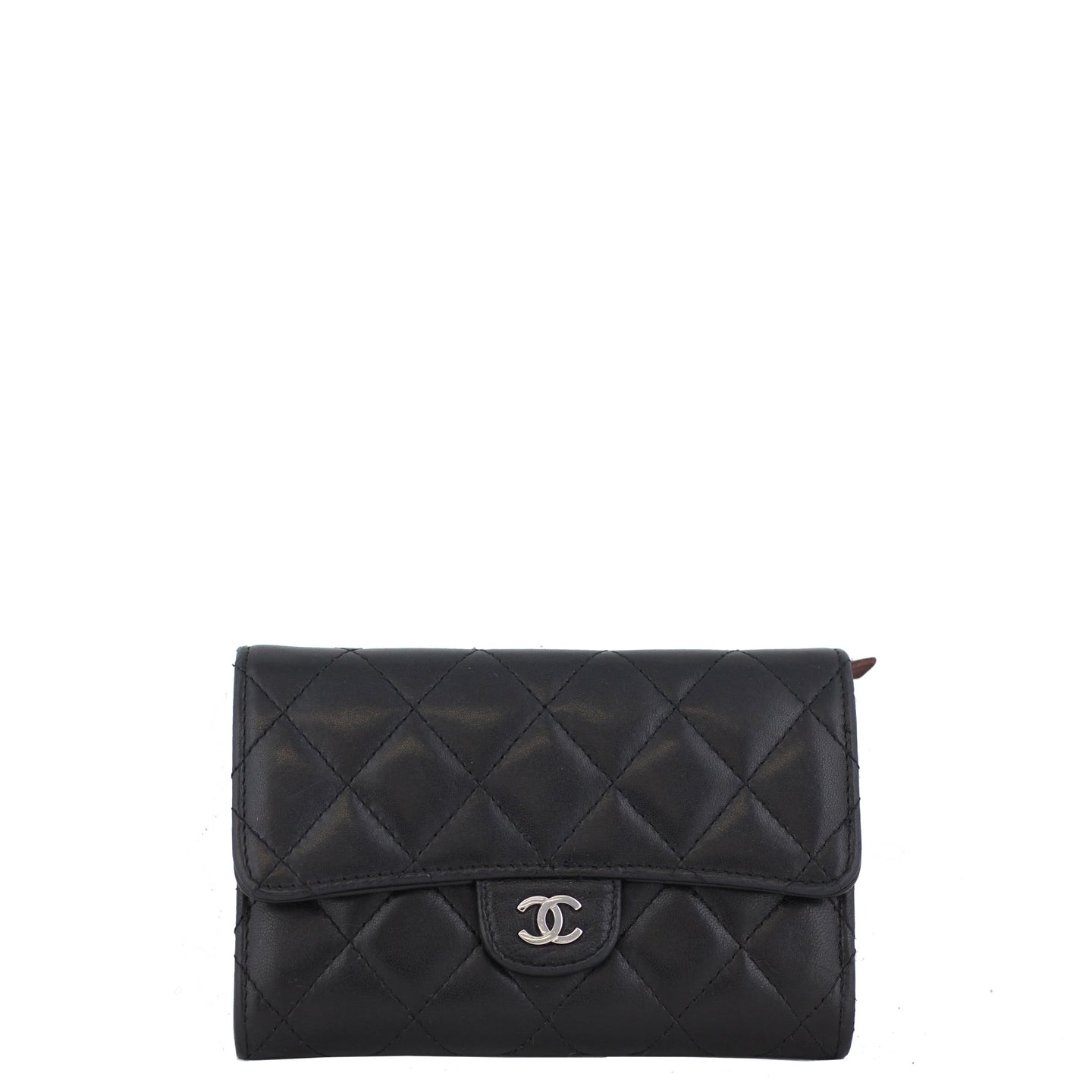 Chanel Classic Flap Compact Wallet front