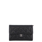 Chanel Classic Flap Compact Wallet front