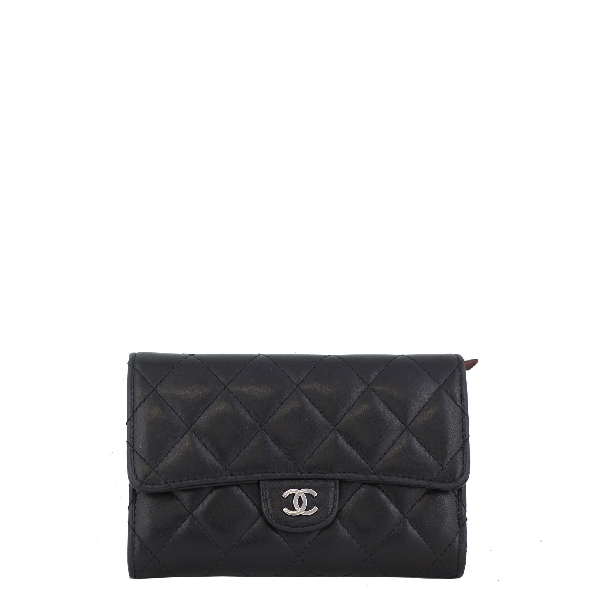 Chanel Classic Flap Compact Wallet front