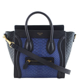 Celine Nano Luggage Tote Python Front 
