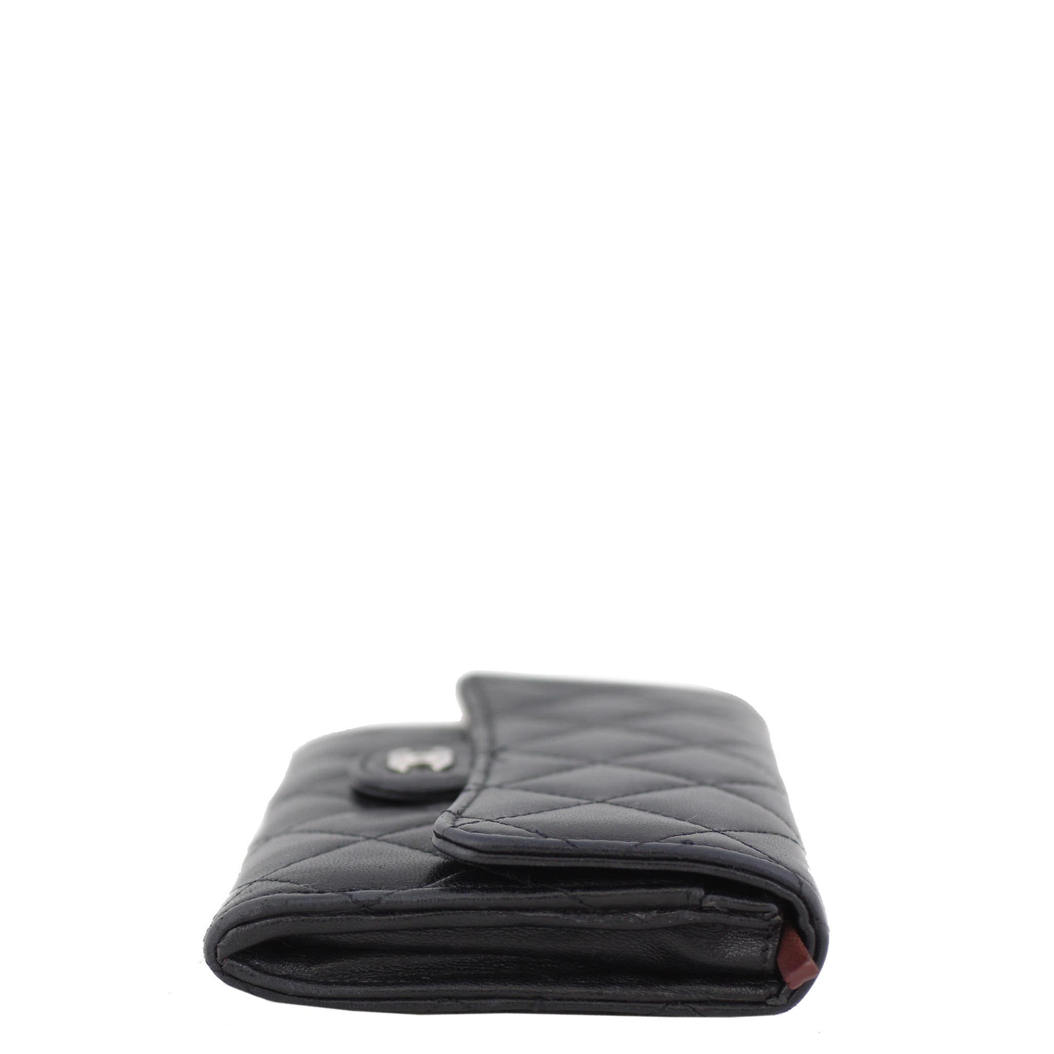 Chanel Classic Flap Compact Wallet side