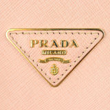 Prada Saffiano Lux Galleria Double Zip Tote Small Logo