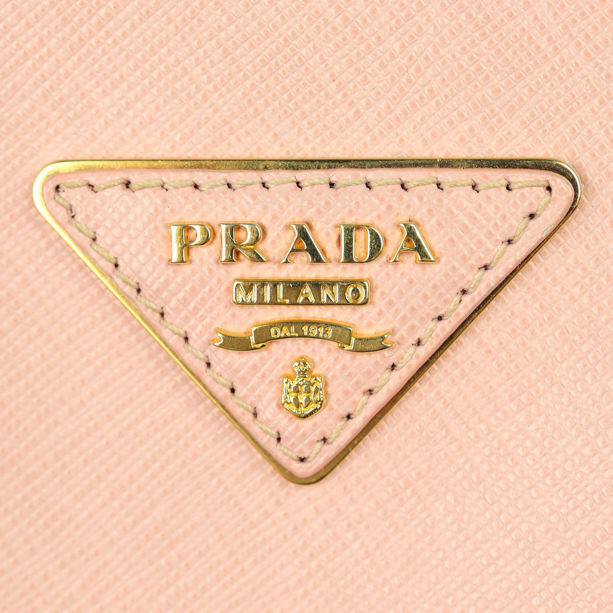 Prada Saffiano Lux Galleria Double Zip Tote Small Logo