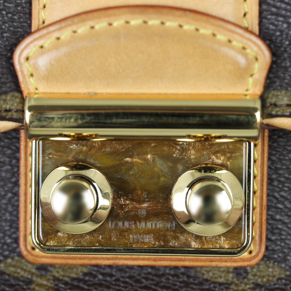 Louis Vuitton Sofia Coppola Slim Clutch Monogram Hardware