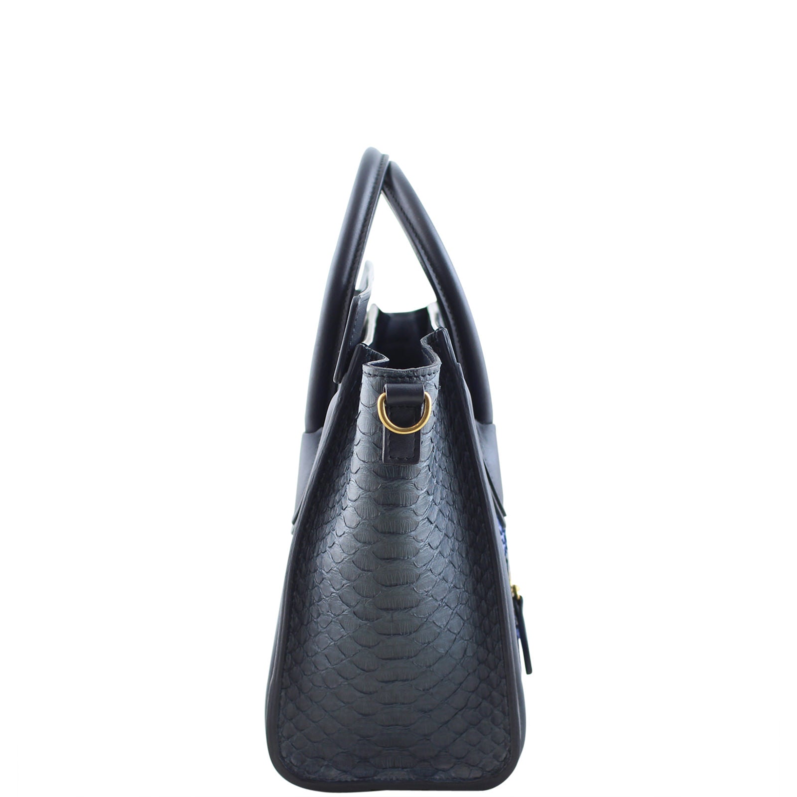 Celine Nano Luggage Tote Python Right