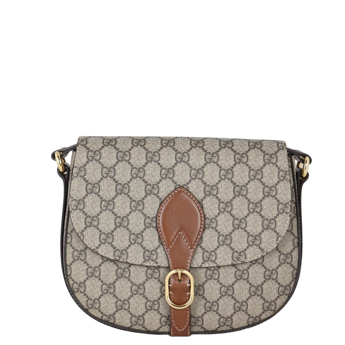 Gucci GG Supreme Saddle Flap Bag
