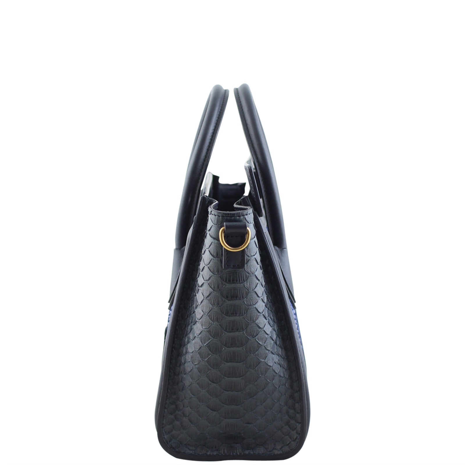 Celine Nano Luggage Tote Python Left