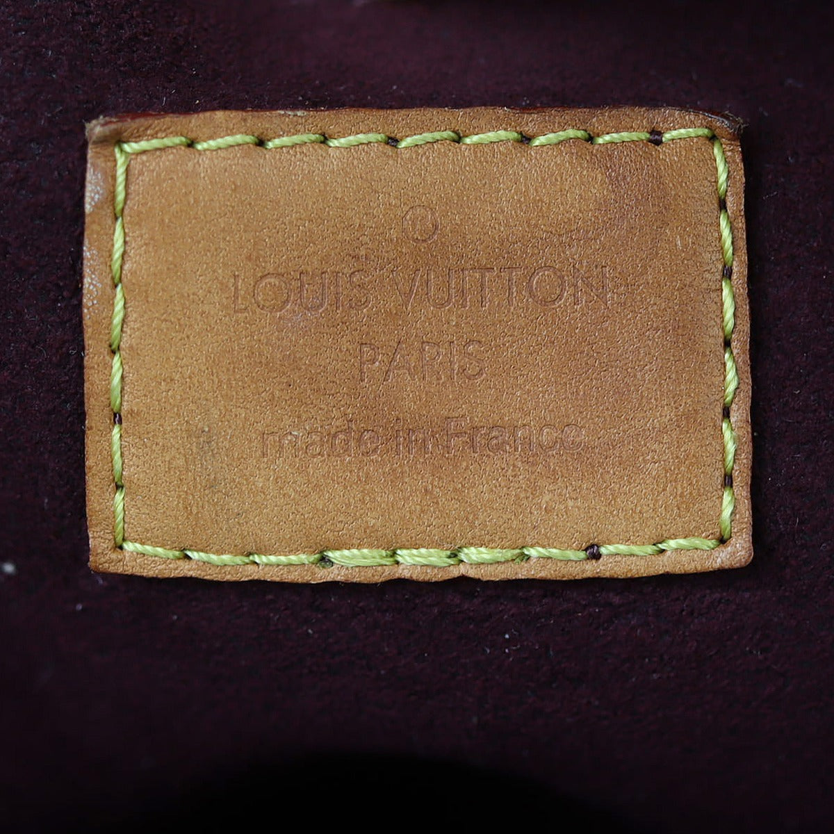 Louis Vuitton Montaigne MM Monogram Interior Stamp