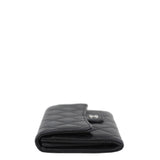 Chanel Classic Flap Compact Wallet side