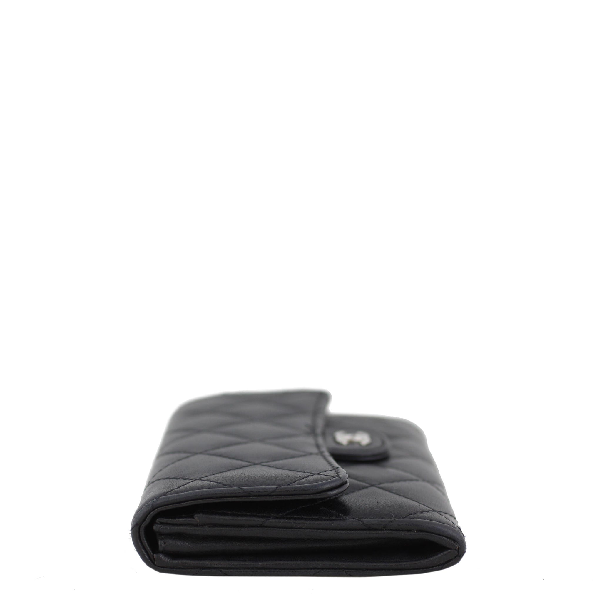 Chanel Classic Flap Compact Wallet side