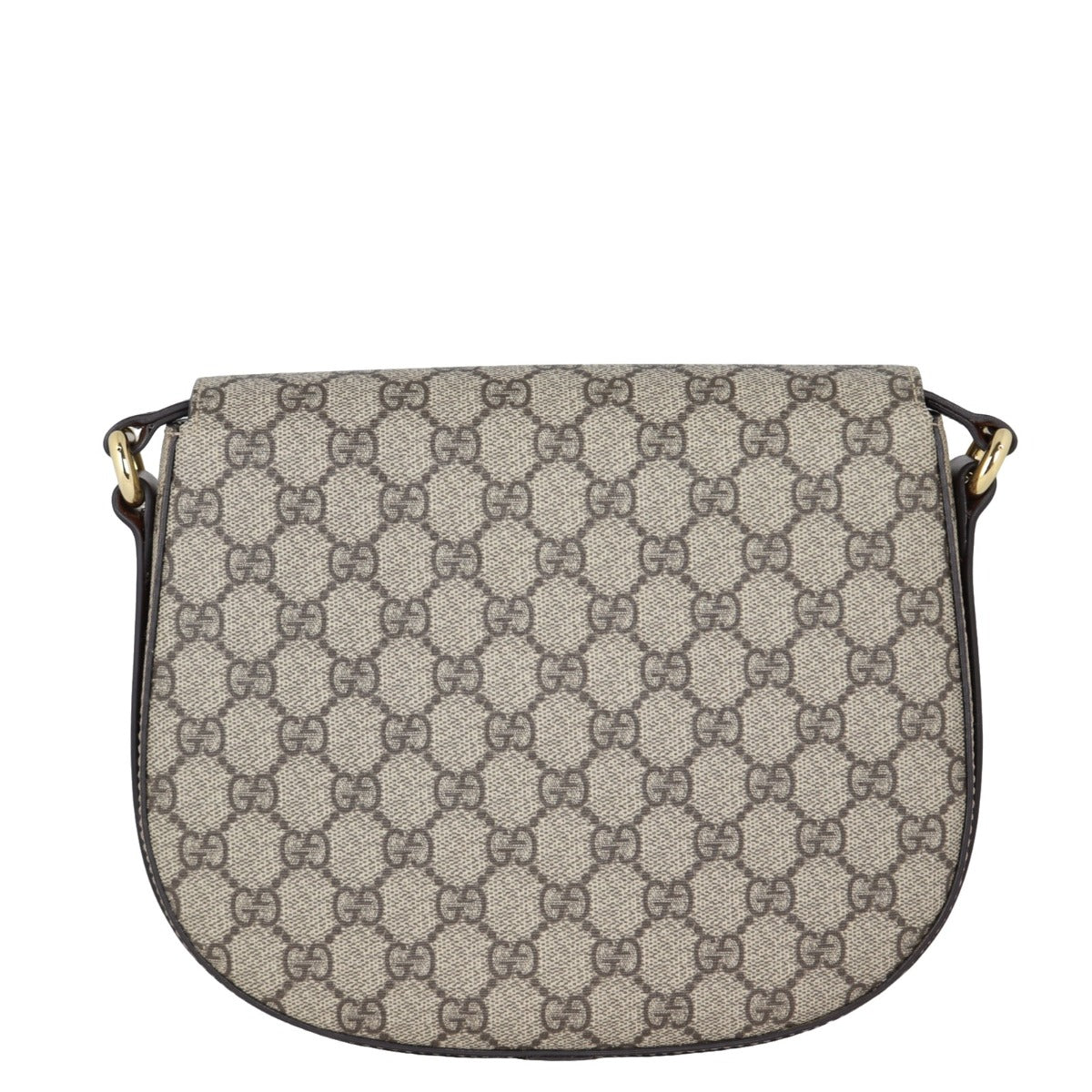 Gucci GG Supreme Saddle Flap Bag