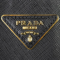 Prada Saffiano Lux Galleria Double Zip Tote Large Hardware