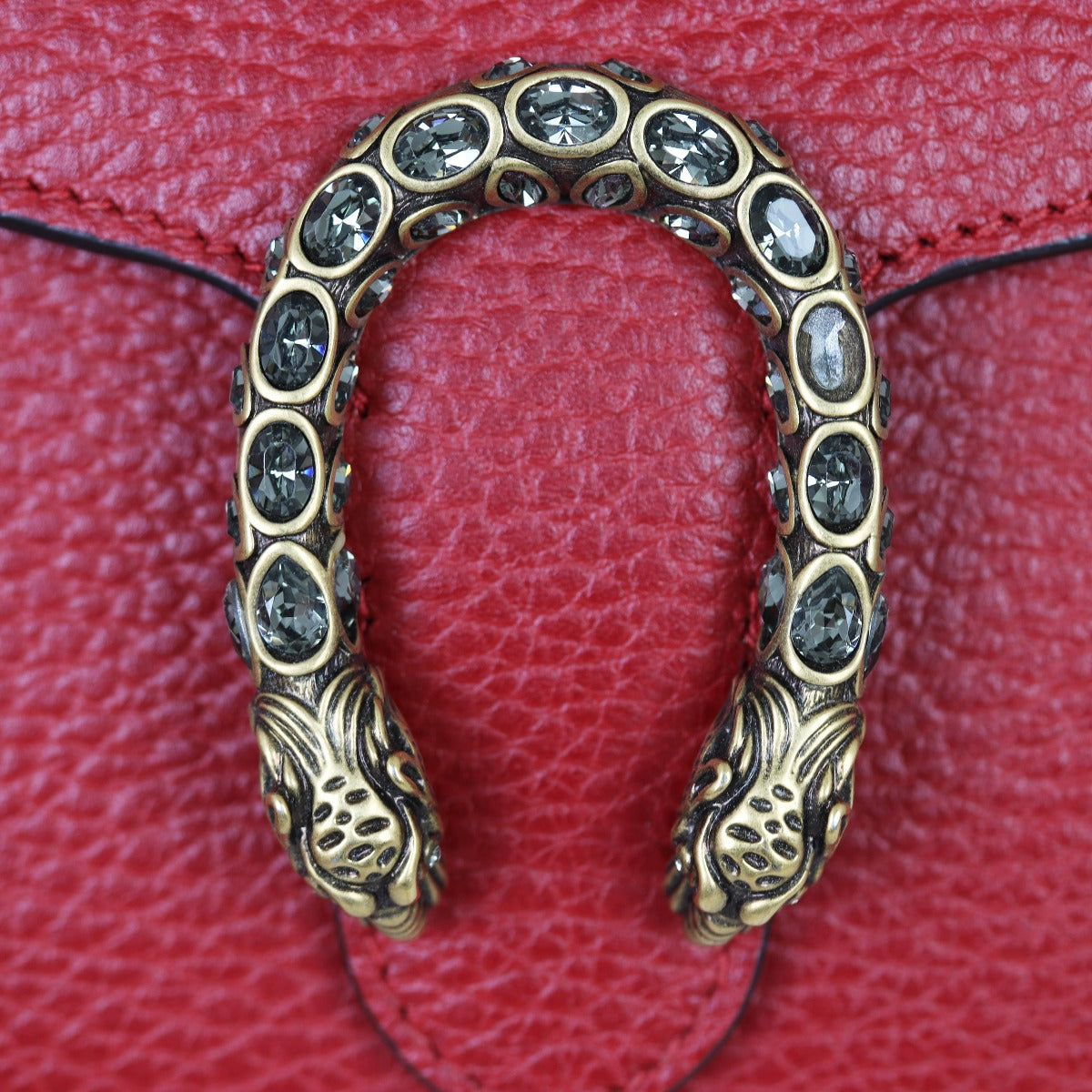 Gucci Dionysus Mini Leather Chain Wallet Hardware