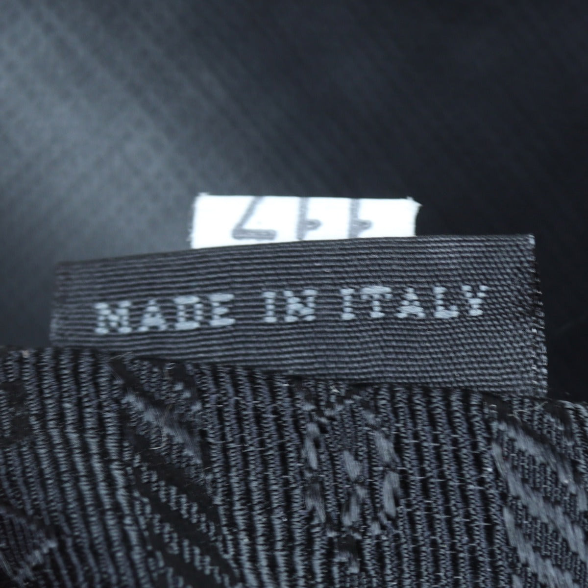 Prada Saffiano Lux Galleria Double Zip Tote Large Interior Stamp