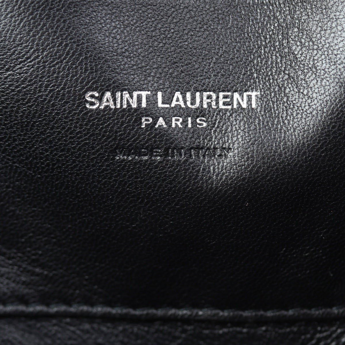 Saint Laurent Lou Mini Camera Bag Interior Stamp