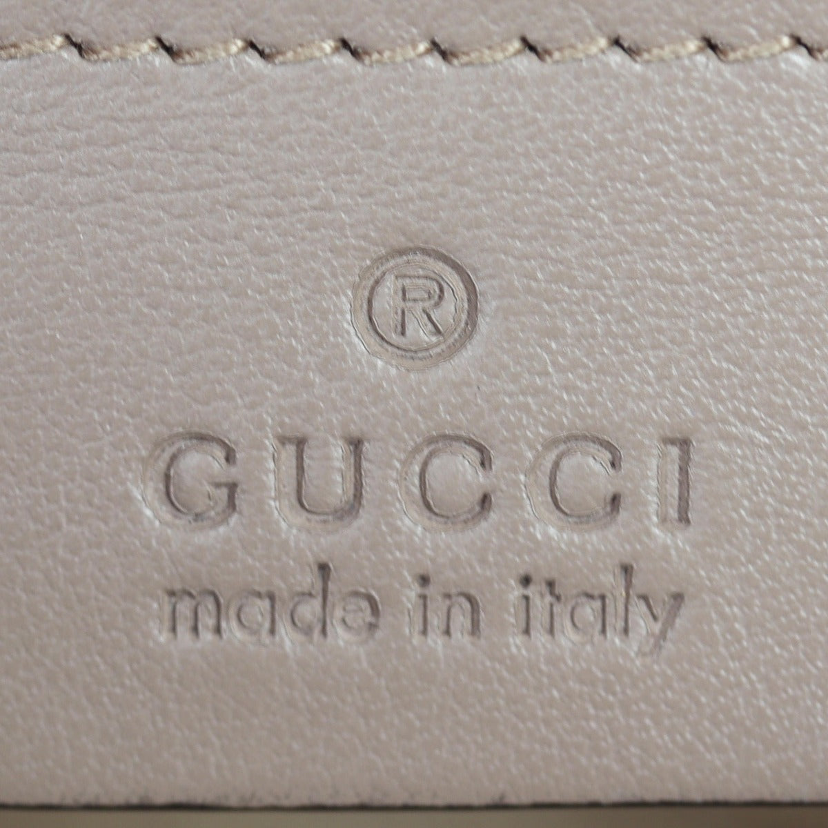 Gucci GG Marmont Matelasse Small Shoulder Bag Interior Stamp