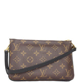 Louis Vuitton Double Zip Pochette Monogram Giant Reverse