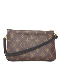 Louis Vuitton Double Zip Pochette Monogram Giant Reverse