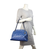 Chanel Mademoiselle Bowler Bag Large Patent