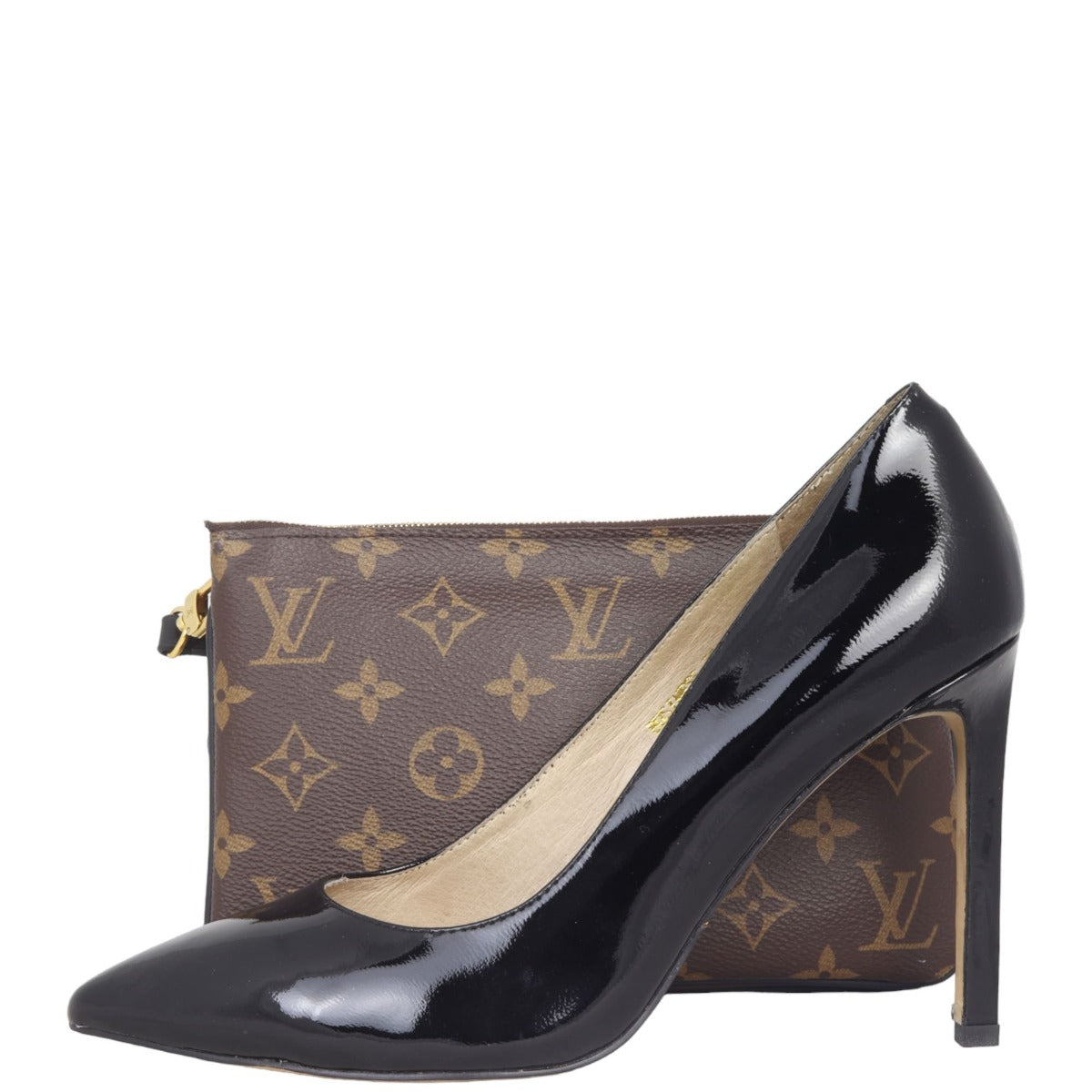 Louis Vuitton Double Zip Pochette Monogram Giant Reverse