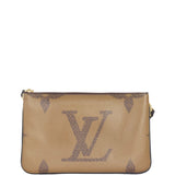 Louis Vuitton Double Zip Pochette Monogram Giant Reverse