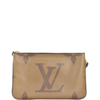 Louis Vuitton Double Zip Pochette Monogram Giant Reverse
