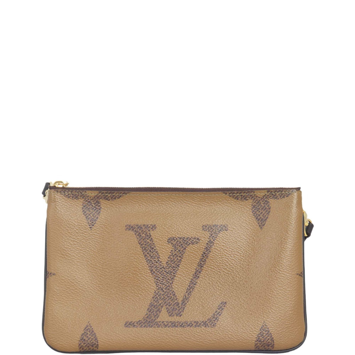 Louis Vuitton Double Zip Pochette Monogram Giant Reverse